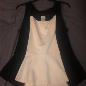 Black and white top